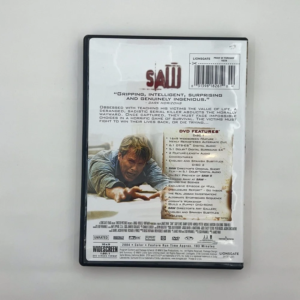 SAW DVD - Picture 6 of 6